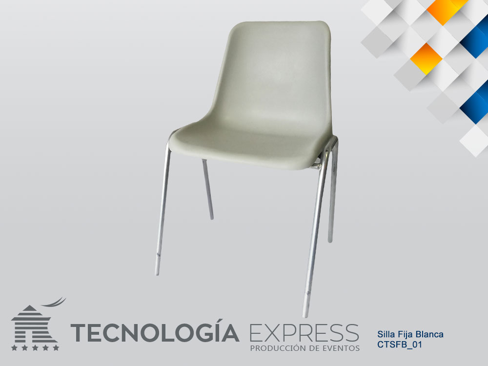 Silla Fija Blanca 