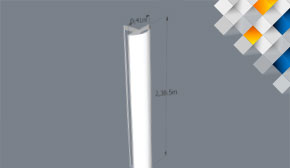Columnas Lumínica en T 